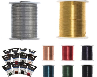 Trimits 28 Gauge Beading Wire 20m Jewellery Christmas Wreath Making 8 Colours