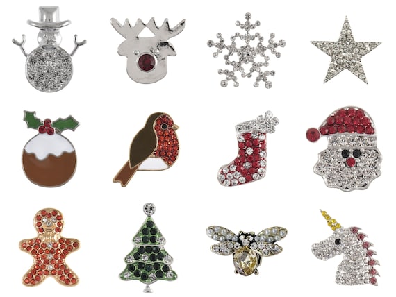 Christmas Buttons: Gingerbread Man 16mm Christmas Buttons: Gingerbread Man 16mm