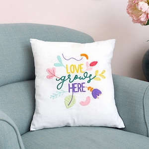 Anchor Essentials Freestyle Kit - Coussin Love Grows - Ana Clara Bordou