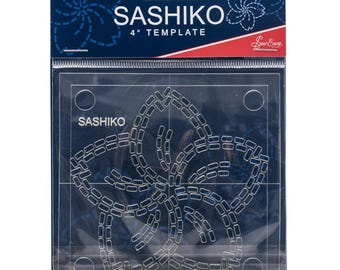 Sew Easy Sashiko 4" Template - Sakura - Cherry Blossom - Japanese Embroidery - ERS.002