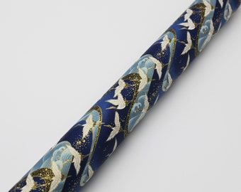 Japanese Yusenshi - Origami Paper Washi/Chiyogami - Blue Gold Cranes