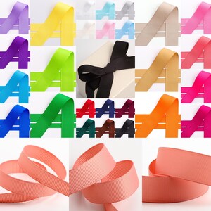10 m grosgrain lint Premium dubbelzijdig 5 breedtes lanyards Kragen naaien Craft
