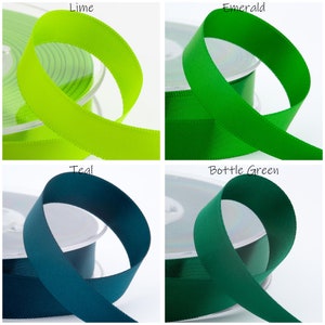 25mm Double Faced Satin Ribbon - Tying, Crafts, Sewing - 41 Colors image 5