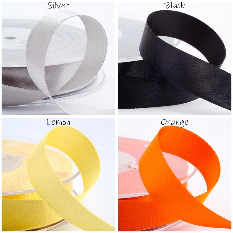 25mm Double Faced Satin Ribbon - Tying, Crafts, Sewing - 41 Colors image 10