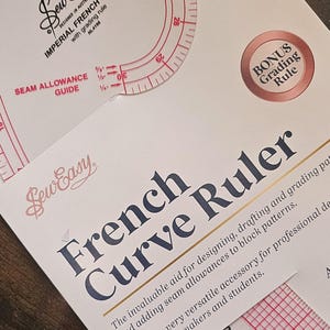 Sew Easy Imperial French Curve Template Patchwork Grading Rule Acrylic Non Slip