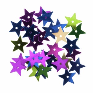 Multi Colour Sequins - Stars, Snowflakes, Circular - Crafts, Card Making, Costume Making, Christmas Crafts
