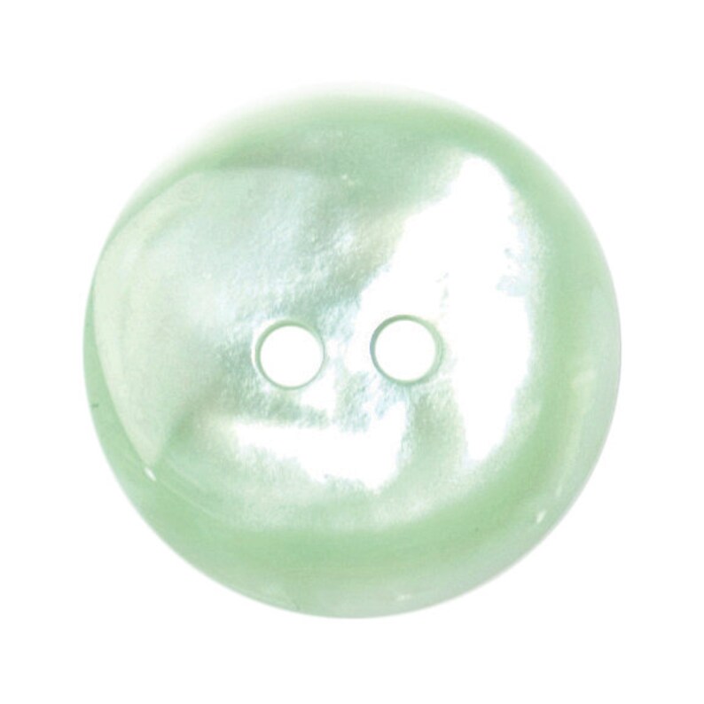 Subtle Filled Buttons Pearl Buttons - 2 Hole Flat Craft Sewing 19mm Pearlised Polyester ...