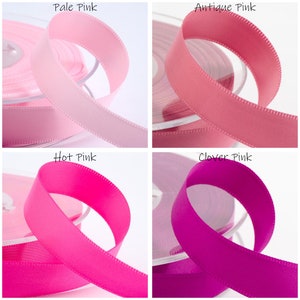 25mm Double Faced Satin Ribbon - Tying, Crafts, Sewing - 41 Colors image 6