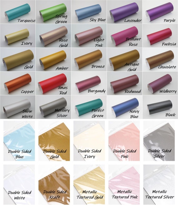Pearl Card A4 Metallic Textured Coloured Cardstock