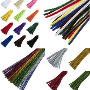 300 Scovolini Colorati Per Lavoretti - Fai Da Te, Decorazioni Natale E Artigianato - Foto 11