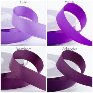 25mm Double Faced Satin Ribbon - Tying, Crafts, Sewing - 41 Colors image 7