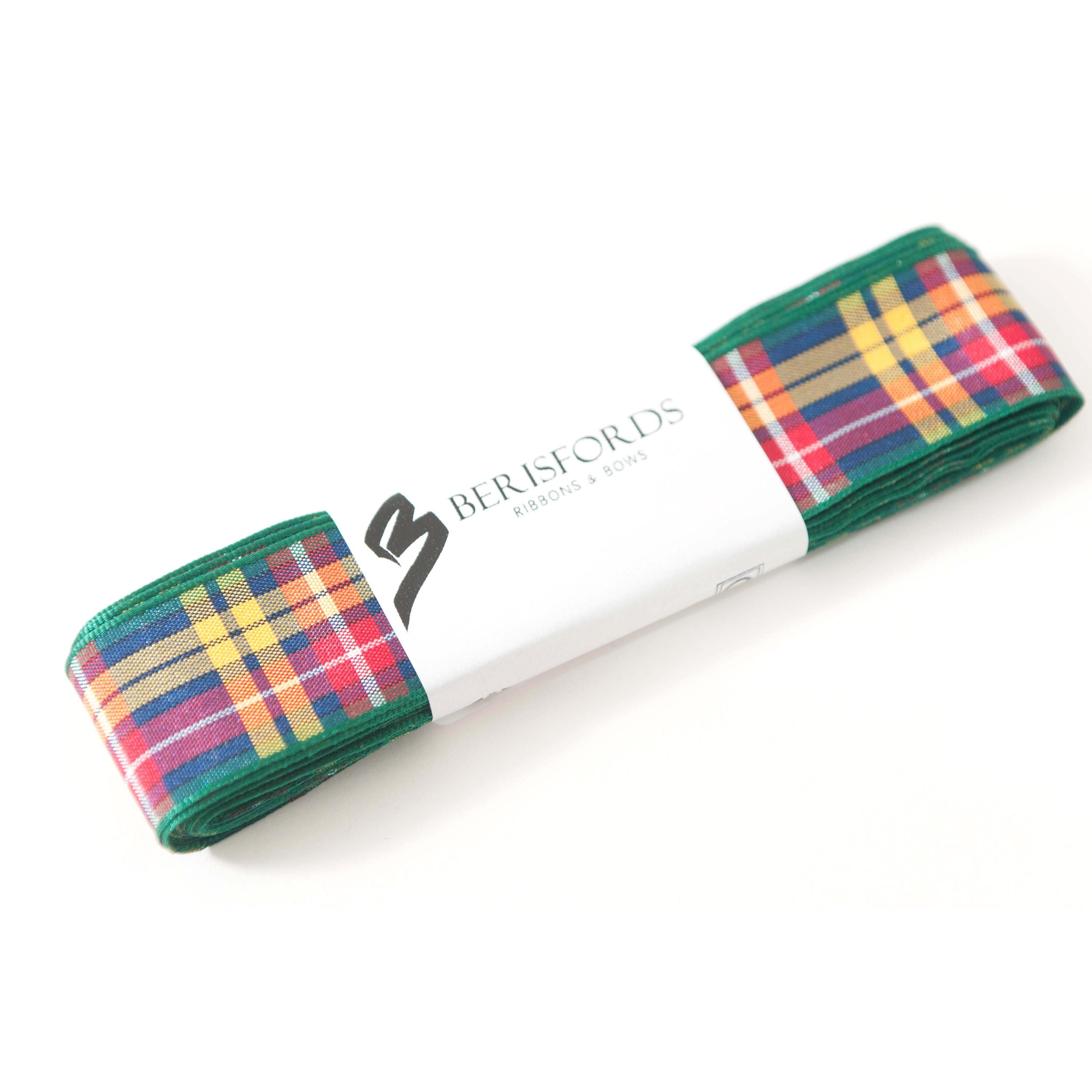 Tartan Ribbon Berisfords 5m X 16mm 25mm Scotland Stewart Buchanan ...