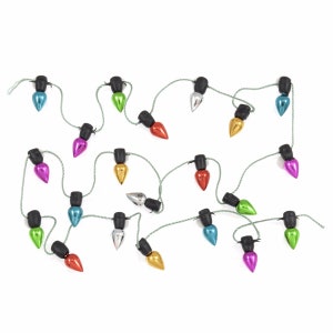 Christmas Craft Embellishments: Christmas Fairy Light Garland Christmas Craft Embellishments: Christmas Fairy Light Garland