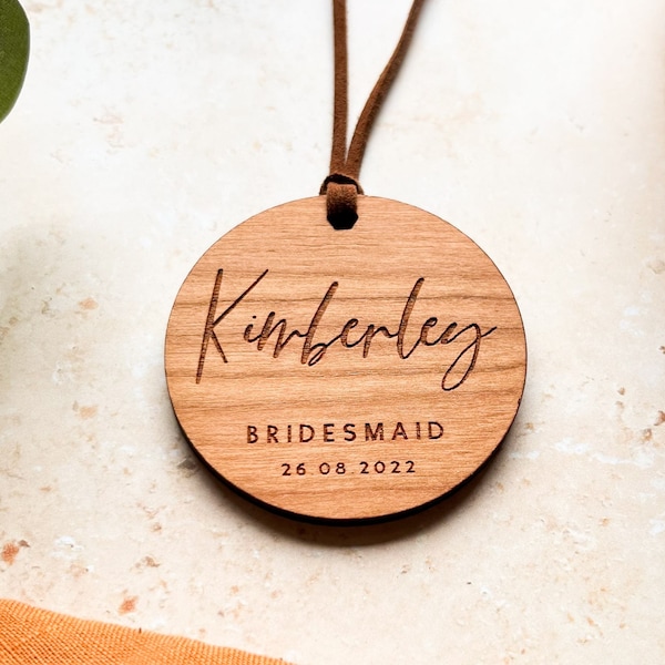 Custom Wooden Wedding Dress Tag, Custom Hanger Tag, Personalised Dress Tag, Bridesmaid Hanger, Bridal Party Hanger, Wooden Dress Tags