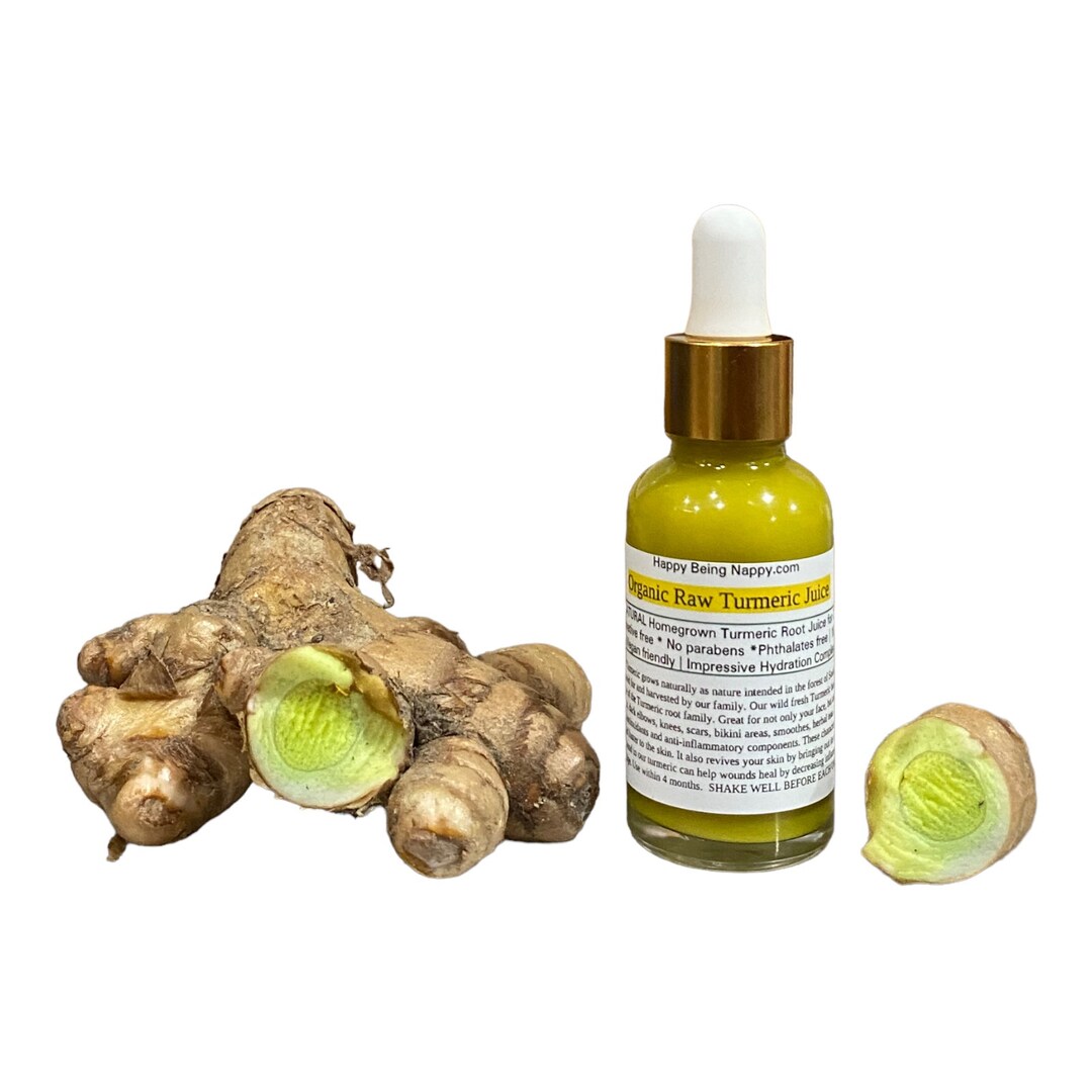 Raw Organic Homegrown Turmeric Root Juice for Hair Body Etsy