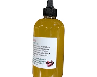 Onion Hair Growth Oil - 8 oz. (with essential oils) |