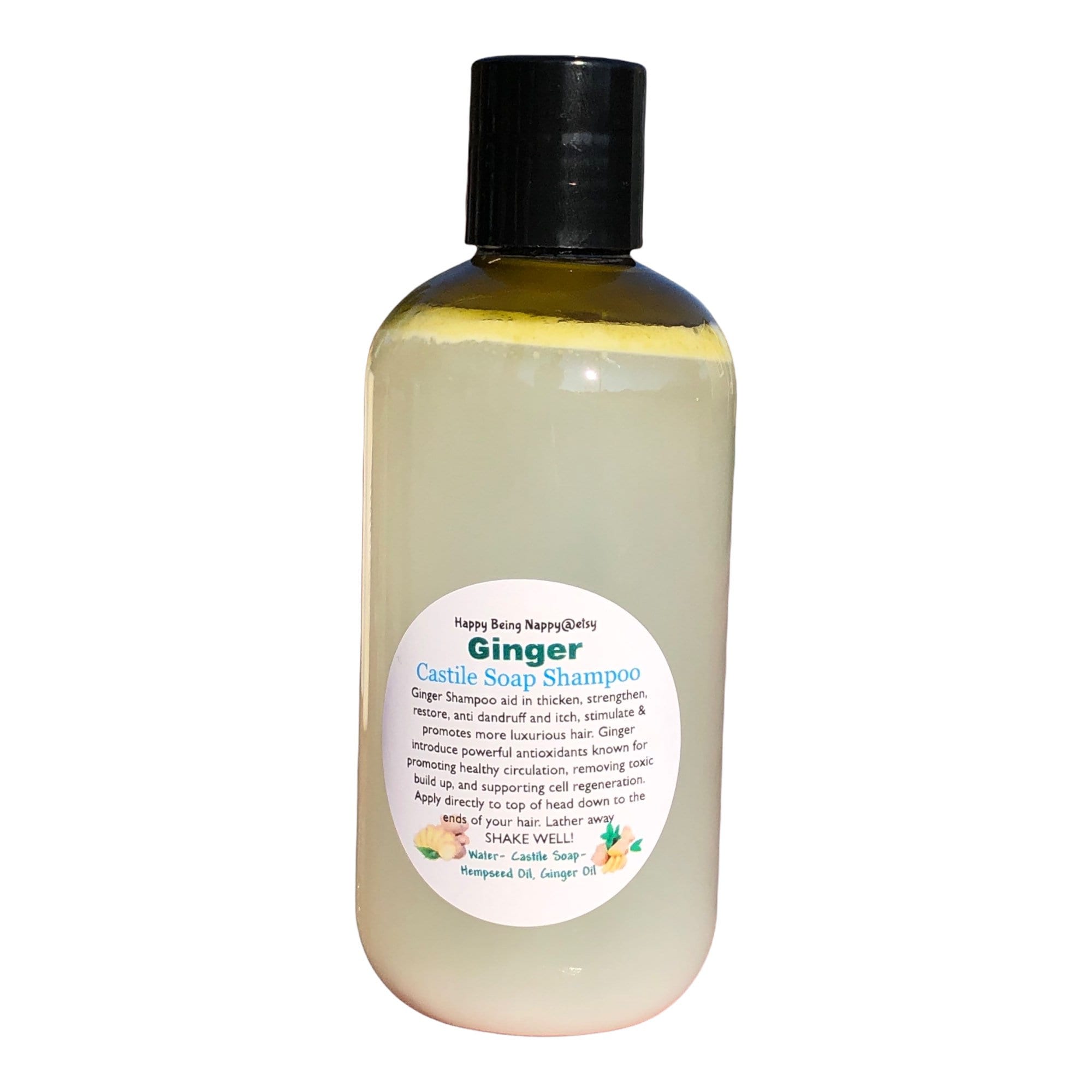 Homemade Ginger CASTILE SOAP Shampoo - Etsy
