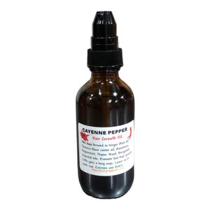 CAYENNE PEPPER Hair Growth Oil -New 2oz bottle