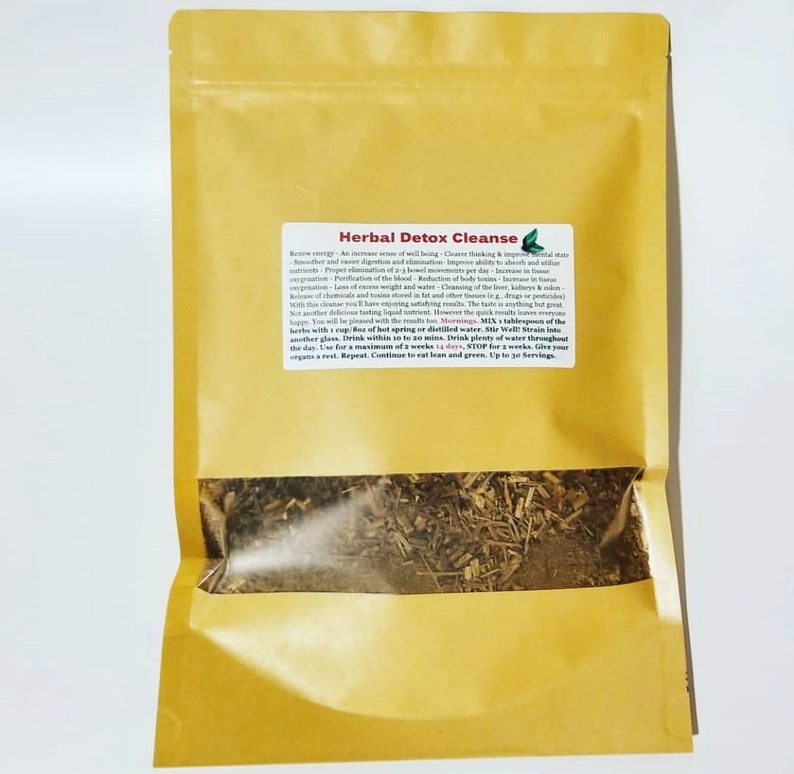 Full Body Organic Herbal Detox Cleanse herbs Powder dr. Etsy
