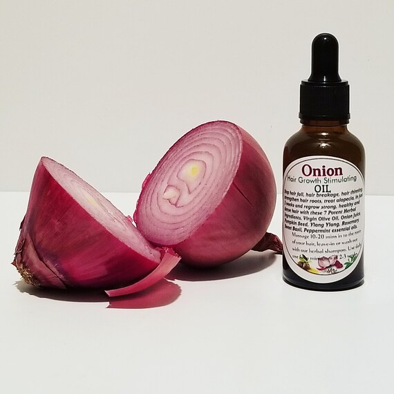 Hair Growth Stimulating Onion Oil 2oz Etsy