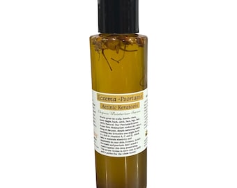 Eczema- Psoriasis - actinic keratosis - Dry Skin Moisturizer Oil - 4oz