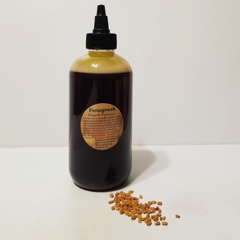 Organic Fenugreek Shampoo 8oz. Etsy