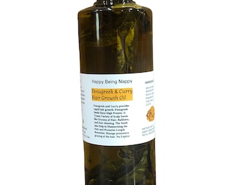 Aged Fenugreek & Curry Hair Growth Oil - 4oz -