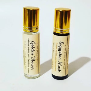 Musc égyptien supérieur unisexe + Fleur dorée - Huile ATTAR