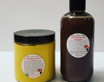 Chebe Hair Growth Shampoo & Chebe Pomade - Bundle - 8oz. (discontinued)