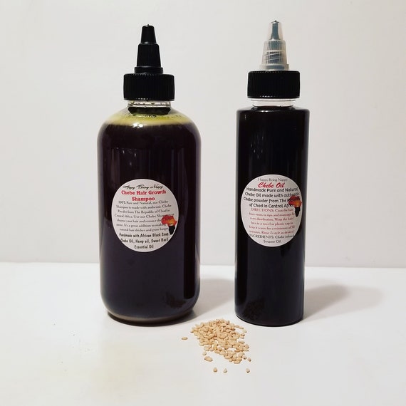NEW Chebe Sesame Oil & Chebe Shampoo - 4-8oz.