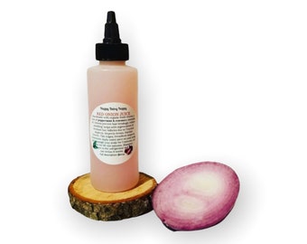 Red Onion Juice Fast Hair Growth Onion Hair Growth Oil | Edges | Alopecia | Balding | Natural hair products | 4oz