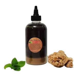 Peppermint Black Soap Shampoo - Hair growth