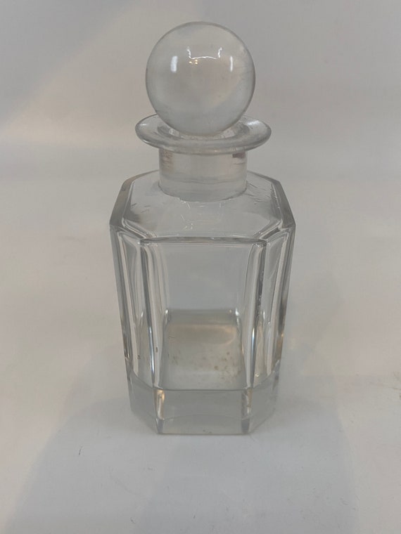 Vintage Baccarat Clear Cut Crystal Perfume Bottle… - image 3