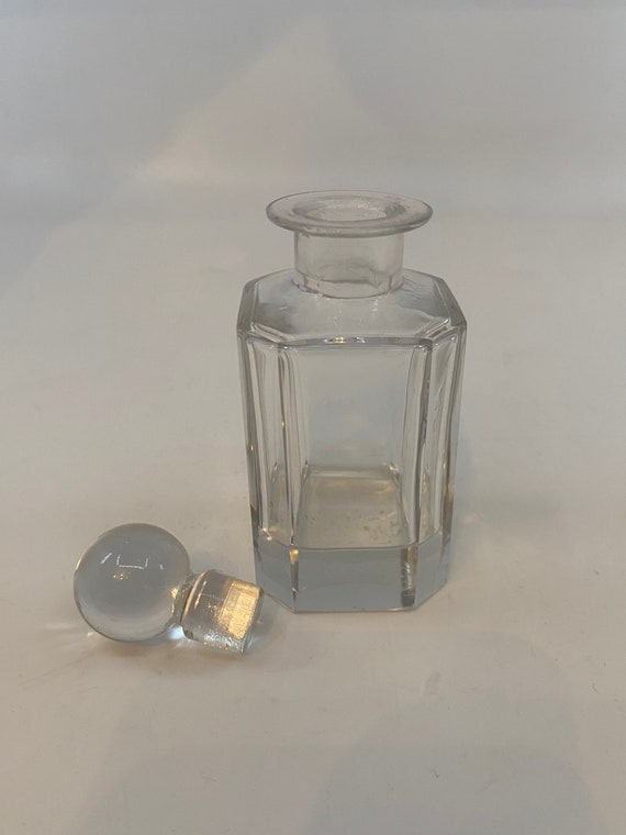 Vintage Baccarat Clear Cut Crystal Perfume Bottle… - image 1