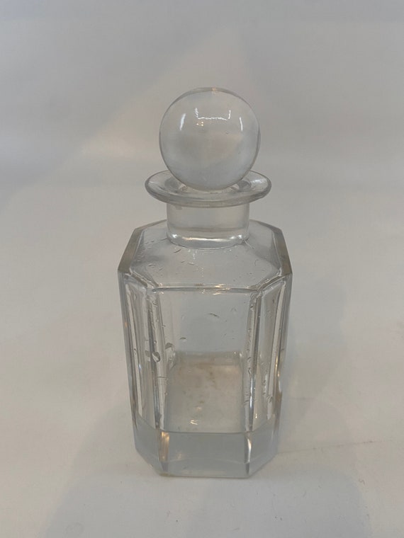 Vintage Baccarat Clear Cut Crystal Perfume Bottle… - image 2