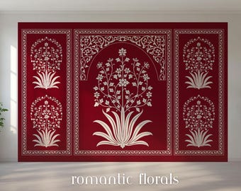 Indian Wedding Backdrop | Royal Arch Decor, Customizable Colours | Wedding Backdrop