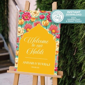 Instant Welcome Sign | Sangeet | Mayian | Jago Party | Reception Sign | Sade Munde da Viah