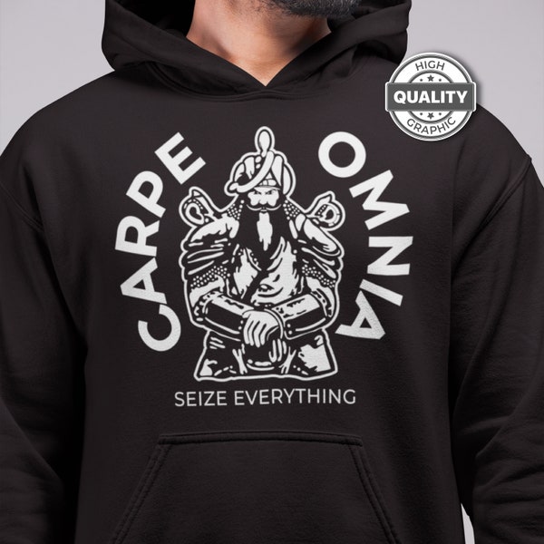 CARPA OMNIA - High Quality Graphic - Unisex Heavy Blend™ Hooded Sweatshirt