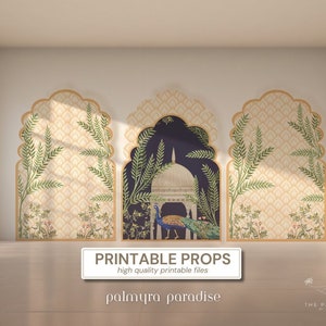 Wedding Back Drops | Indian Wedding Digital Backdrop | Decor Backdrop | Printable Backdrop | Size Customization Available