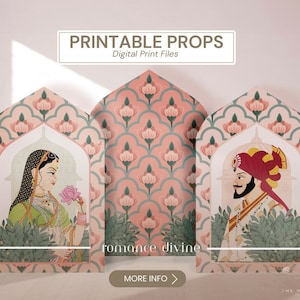 Wedding Back Drops | Indian Wedding Digital Backdrop | Decor Backdrop | Printable Backdrop | Size Customization Available