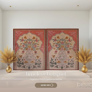 Sfondi per matrimoni / Sfondi digitali per matrimoni indiani / Sfondi decorativi / Sfondi stampabili / Personalizzazione delle dimensioni disponibile / Bouquet senza tempo