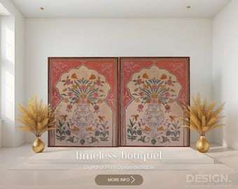 Wedding Back Drops | Indian Wedding Digital Backdrop | Decor Backdrop | Printable Backdrop | Size Customization Available | Timeless Bouquet