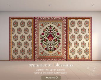Wedding Back Drops | Indian Wedding Digital Backdrop | Decor Backdrop | Printable Backdrop | Size Customization Available