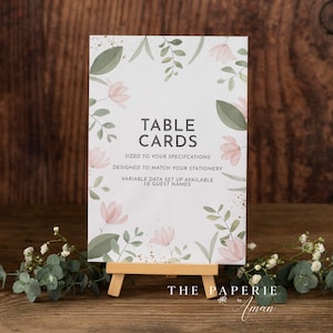 Carte da tavolo abbinate/SEGNALI/Sangeet/Mayian/Jago Party/Segnale di ricevimento/Floreale