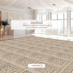 Pistes de danse pour mariage | Piste de danse | Conception de piste de danse | Piste de danse indienne | Personnalisation de la taille disponible