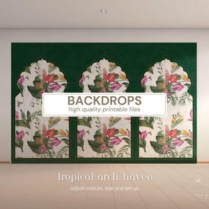 Wedding Back Drops | Indian Wedding Digital Backdrop | Decor Backdrop | Printable Backdrop | Size Customization Available