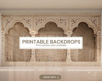 Wedding Back Drops | Indian Wedding Digital Backdrop | Decor Backdrop | Printable Backdrop | Size Customization Available