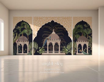 Wedding Back Drops | Indian Wedding Digital Backdrop | Decor Backdrop | Printable Backdrop | Size Customization Available