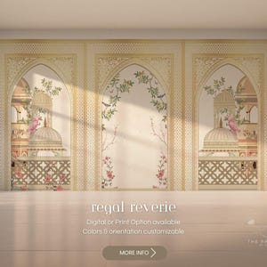 Wedding Back Drops | Indian Wedding Digital Backdrop | Decor Backdrop | Printable Backdrop | Size Customization Available