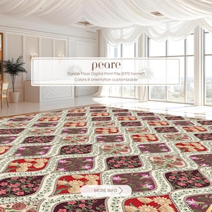 Pistes de danse pour mariage | Piste de danse | Conception de piste de danse | Piste de danse indienne | Personnalisation de la taille disponible